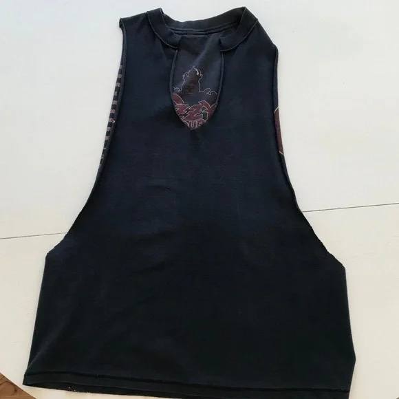 CONCERT⚡️VINTAGE OZZY RAIN TOUR RAW CUT MUSCLE T-SHIRT - Picture 12 of 13